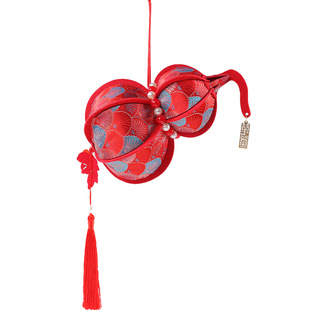 春节装饰手工diy葫芦灯笼材料新年老人国风沙龙活动制作织锦挂件