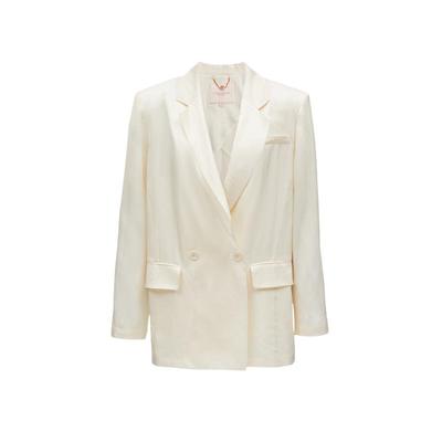 t区CoutureMade西装外套女25春夏新直筒翻领一粒扣纯色