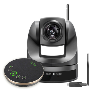 生华视通高清视频会议摄像头USB/HDMI电脑网课直播考研摄像机套装全向麦克风无线腾讯会议钉钉淘宝抖音直播