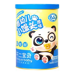 不二宝贝婴幼儿小馒头奶豆无饼干添加宝宝8零食1一2岁6个月儿童0