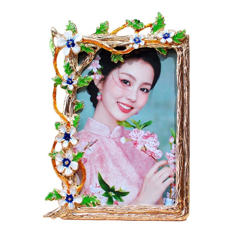 欧式复古创意金属6寸7寸相框摆台