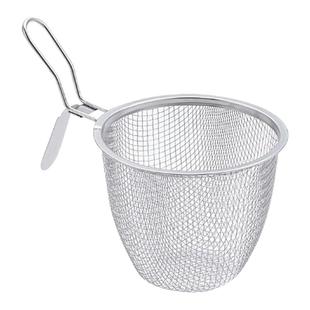 火锅漏勺专用厨房家用挂边粉篱捞面勺漏网油炸过滤网篮不锈钢漏筐