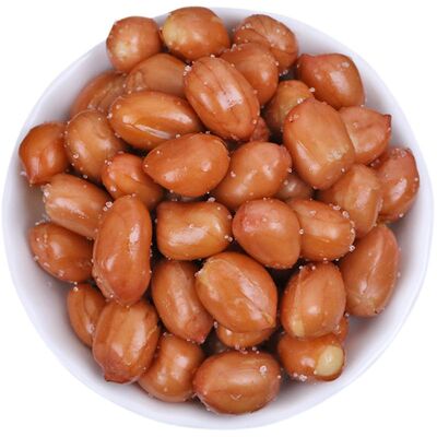 油炸花生米独立小包装熟红皮无壳花生盐味花生豆下酒零食餐饮专用