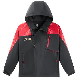 新年款安踏儿童男童摇粒绒运动上衣2026新款保暖中大童四防厚外套