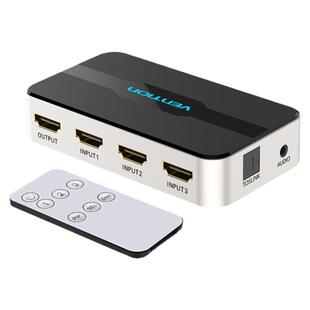 威迅hdmi切换器三进一出分配器带音频分离3进1电脑笔记本机顶盒电视屏幕2二进一音视频2K*4k一分二高清分屏器
