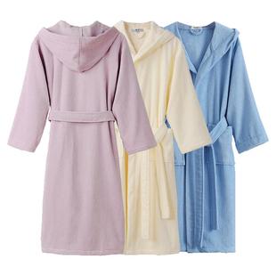 英夫仕儿童浴袍纯棉毛巾吸水游泳专用青少年浴衣可穿浴巾男孩女童