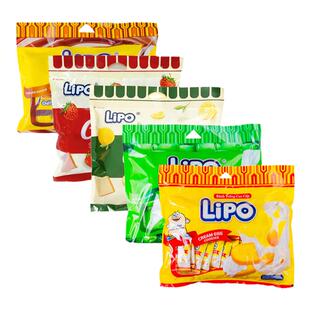Lipo面包干300g*5袋越南进口5种口味 饼干网红小零食蛋糕休闲食品