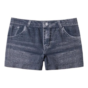 女士中腰高弹透气平角短裤Breathable Denim Boxer Briefs For
