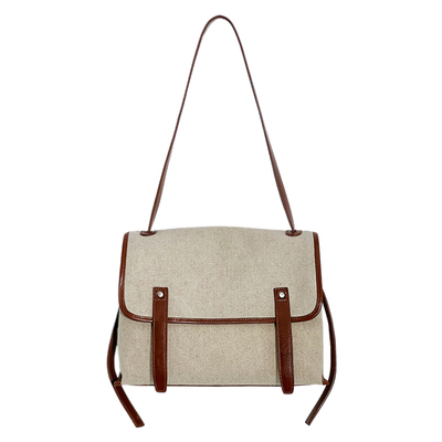 jpjclassic棉麻通勤托特包