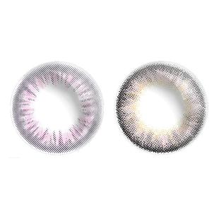 买1送1】正品大牌黑色美瞳大直径自然带度数H隐形眼镜半年抛qy