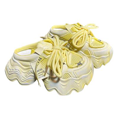 欧货真皮做旧松糕厚底老爹鞋