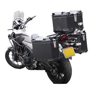 生林铝合金三箱适用于摩托车豪爵铃木DL250铝合金边箱改装后备箱