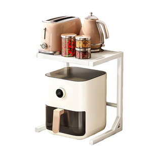 电饭煲架子置物架厨房台面家用多功能分层架放空气炸锅电器收纳架