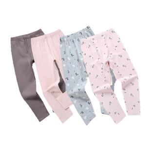 断码特价粒粒仔儿童单挑秋裤家居裤睡裤莫代尔鹿皮绒打底裤