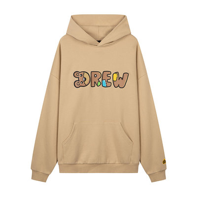 官方drewhouse字母连帽卫衣新品