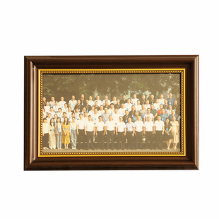 集体大合照摆台毕业照细长款7寸8寸10寸A4卡纸相框挂墙定制任意尺