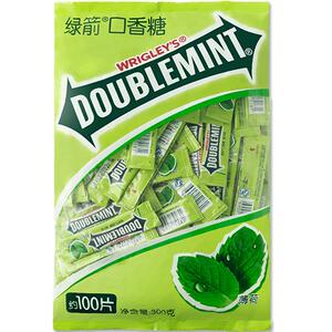 口香糖100片薄荷糖绿箭