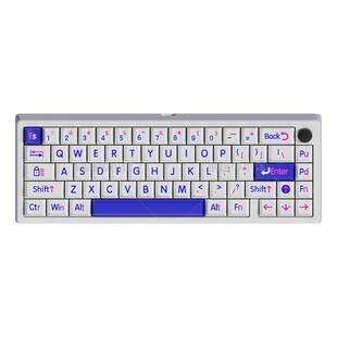 克莱因蓝键帽机械键盘大字符PBT热升华创意个性蓝色VGN75RK87原厂