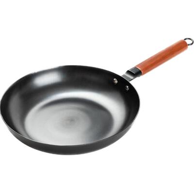 中轶无涂层铸铁煎盘不粘锅平底锅