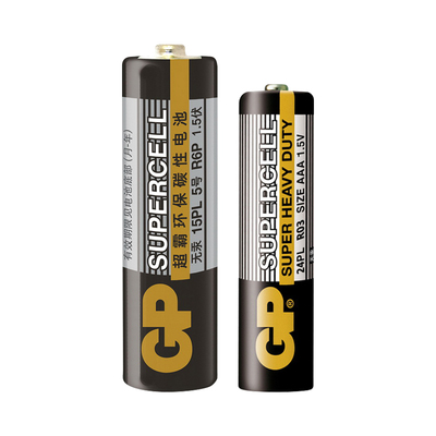 GP超霸5号7号16粒碳性电池GP