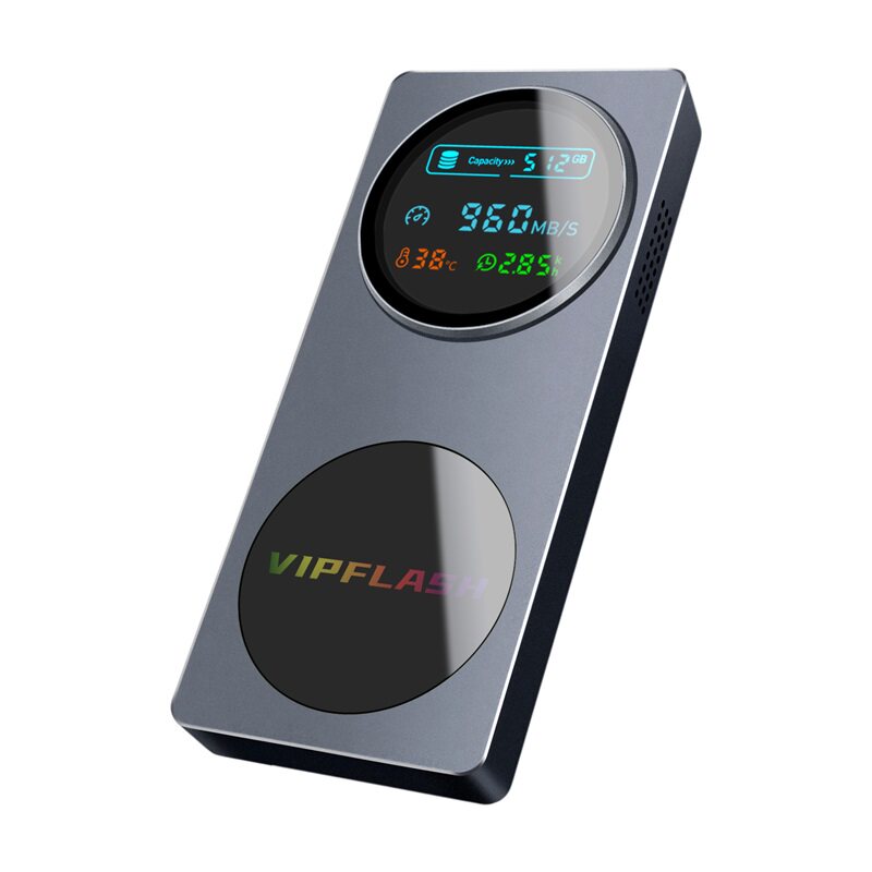 VIPFLASH M.2固态硬盘盒子nvme协议笔记本ssd外接壳m2移动硬盘盒