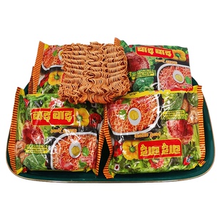 西藏流行进口尼泊尔方便面干吃面特产水煮面网红进口面小食品袋装