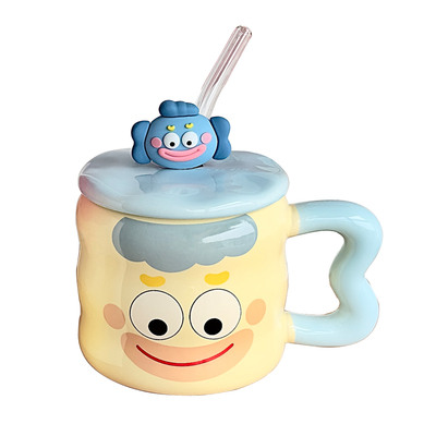 可爱呆萌小丑马克杯可爱搞怪