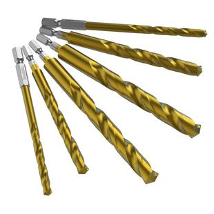 makita牧田六角柄镀钛麻花钻头不锈钢专用金属铁铝合金转头3-13mm