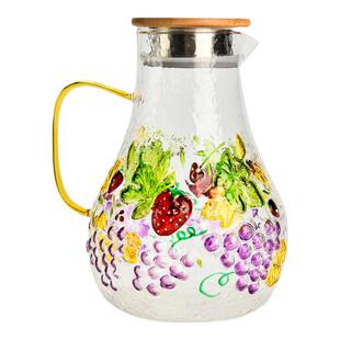 玻璃冷水壶家用耐高温高硼硅大容量凉水杯套装果汁客厅茶具泡茶壶