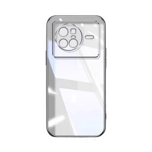 型月适用vivox80手机壳X80Pro新款防摔全包的曲面屏保护套高级女超薄膜透明硅胶高级感男磁吸电镀价格发黄