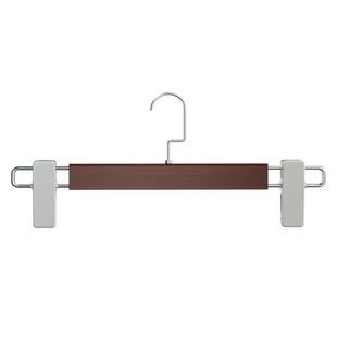 实木裤架裤夹子家用无痕强力木头木质衣柜内置服装店专用裤子衣架