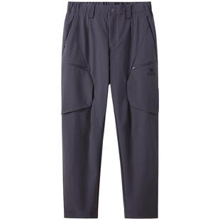 骆驼男装登山软壳裤男秋季2025户外防泼水徒步考杜拉工装长裤