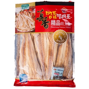 手撕明太鱼片营养鱼干延边吉朝鲜真香风干去皮去骨头挑刺即食棒鱼