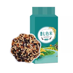 邹有才东北健身七色糙米五谷杂粮饭粗粮主食五色八宝粥组合饭三色