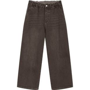 [牛仔新款]蓬马大童长裤子棉质直筒25冬装男女儿童pomme de terre