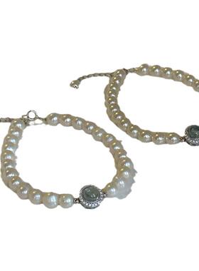 女珍珠清新甜美规则颗颗饱满手链