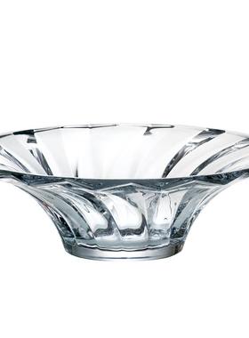 捷克水晶玻璃波西米亚大果盘