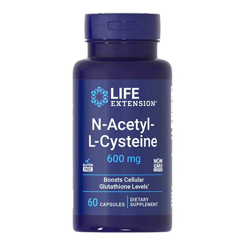 【晁然推荐】沿寿LIFE乙酰半胱氨酸NAC补充剂600mg甲状抵氧片呼吸