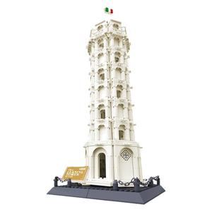 兼容legao万格儿童益智拼装拼插玩具伦敦桥天安门建筑积木 男孩