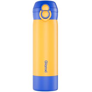 捷安玺吸管保温杯316L不锈钢高颜值女学生2026新款便携四饮水杯子