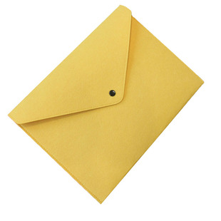 毛毡文件袋帆布包保单大容量收纳袋a4a5资料色板档案包可订制定做