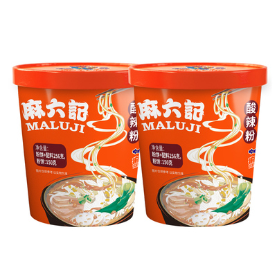 麻六记酸辣粉256g*2桶装粉丝