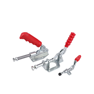 推拉式快速夹具工装夹钳压紧器301AM/302F/36020肘夹台钳木工靠山