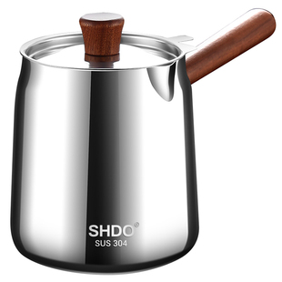 德国膳大皇304不锈钢油炸锅家用小型省油加高炸串锅带滤网炸炸壶