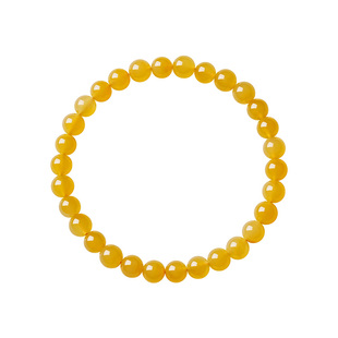 宫里上新黄玉手串女款天然玉石手链缅黄珠子串珠玉手串生日礼物