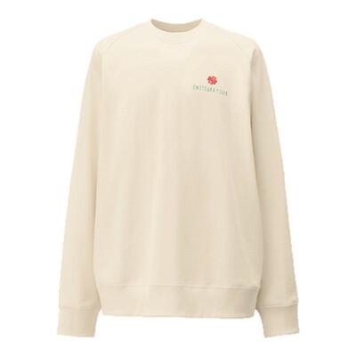 鬼塚虎男女款圆领印花套头卫衣