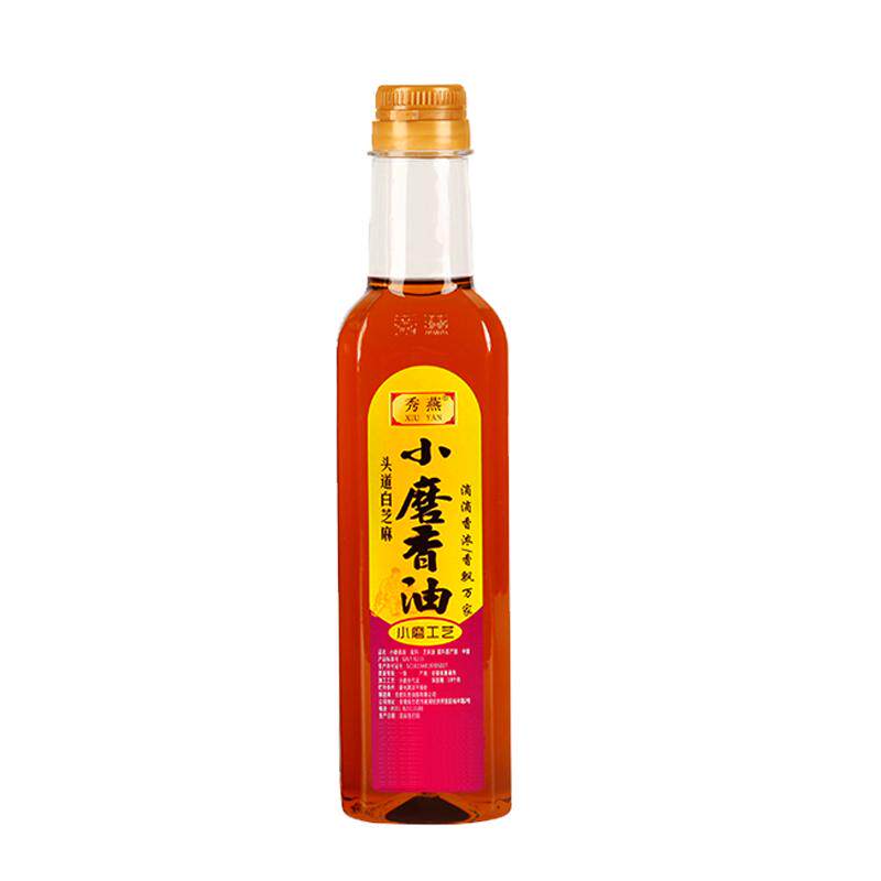 秀燕芝麻香油纯正宗瓶装