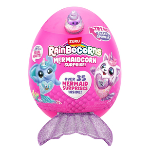 zuru独角兽魔法蛋贝拉美人鱼盲盒女孩玩具毛绒公仔儿童阿贝贝礼物