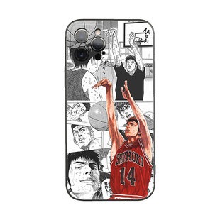 日系灌篮高手三井寿动漫男适用iPhone17Pro软壳16promax防摔15plus/14苹果13mini手机壳12/11