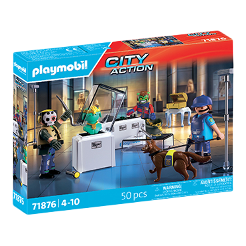 PLAYMOBIL摩比世界儿童玩具钻石大劫案71876益智玩偶男孩塑胶玩具